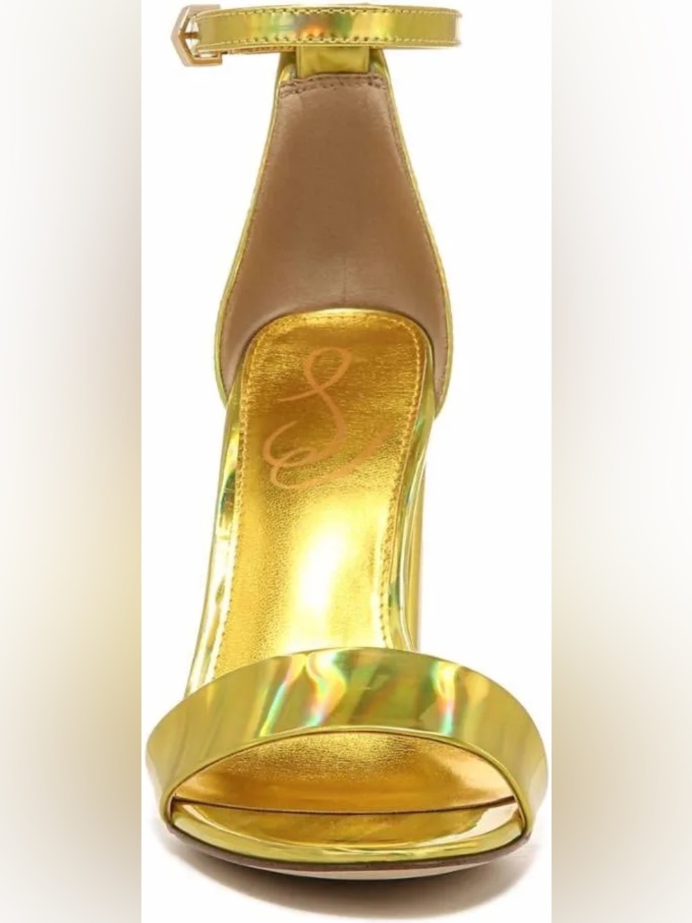 Sam Edelman Yaro Sandal 8.5 Gold BRAND NEW IN BOX - Picture 6 of 8